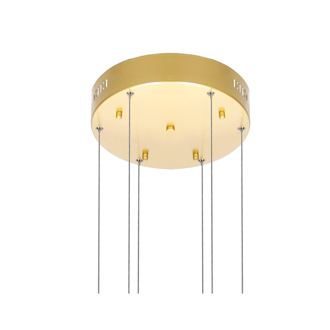 Millipede Chandeliers Satin Gold Integrated LED