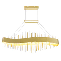 Millipede Chandeliers Satin Gold LED 40 Inch