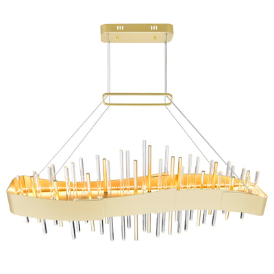 Millipede Chandeliers Satin Gold LED 40 Inch