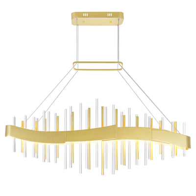 Millipede Chandeliers Satin Gold LED 40 Inch