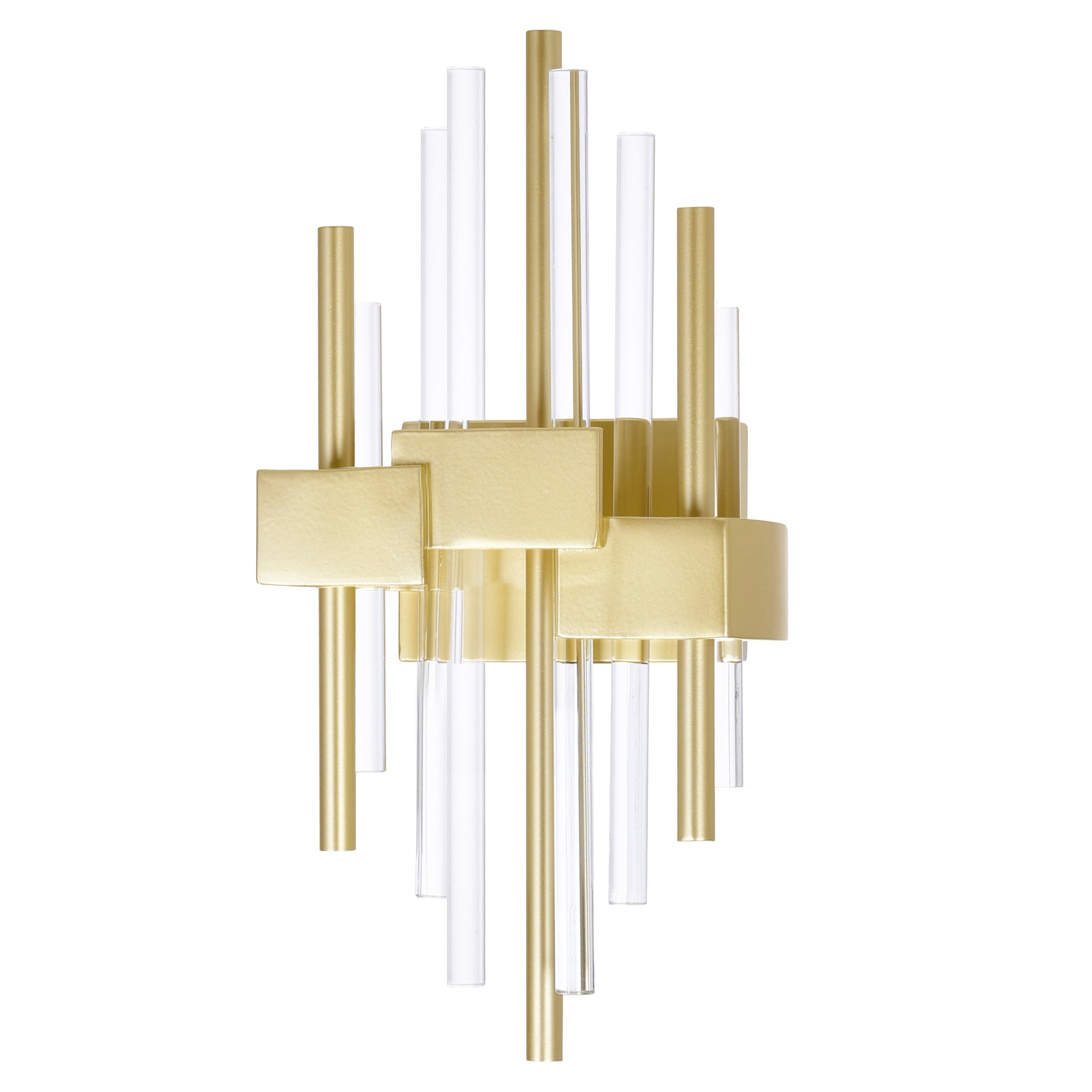 Millipede Wall Lights Satin Gold LED