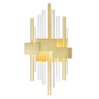 Millipede Wall Lights Satin Gold LED