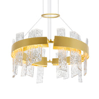 Guadiana Chandeliers LED Satin Gold 24in