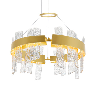 Guadiana Chandeliers LED Satin Gold 24in