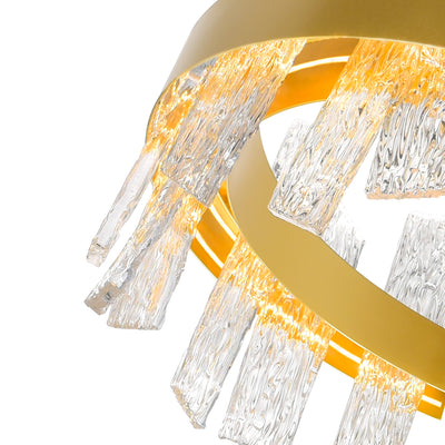 Guadiana Chandeliers LED Satin Gold 24in