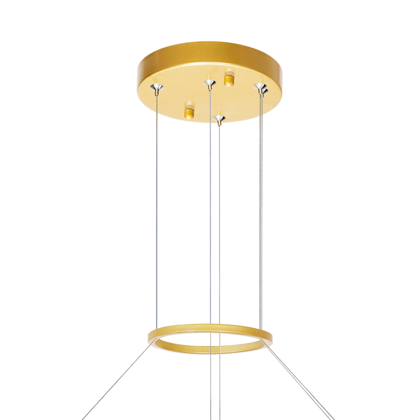 Guadiana Chandeliers LED Satin Gold 24in