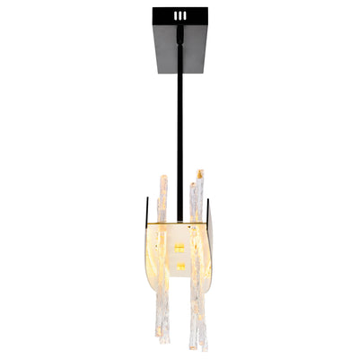 Guadiana Chandeliers 39 Inch LED Black Finish