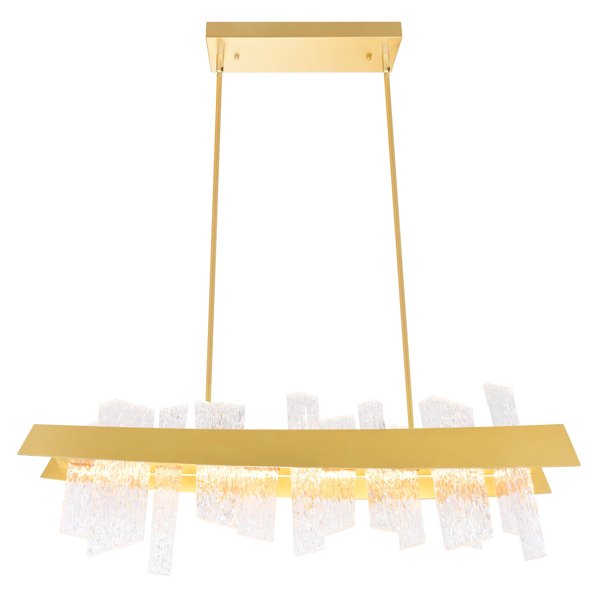 Guadiana Chandeliers Satin Gold 39in LED