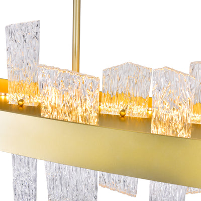 Guadiana Chandeliers Satin Gold 39in LED