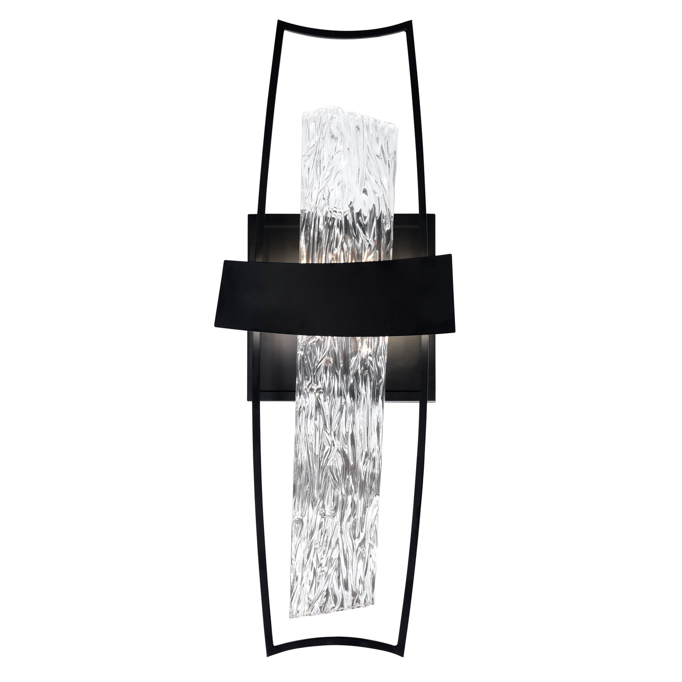 Guadiana Wall Lights Black Satin Gold LED