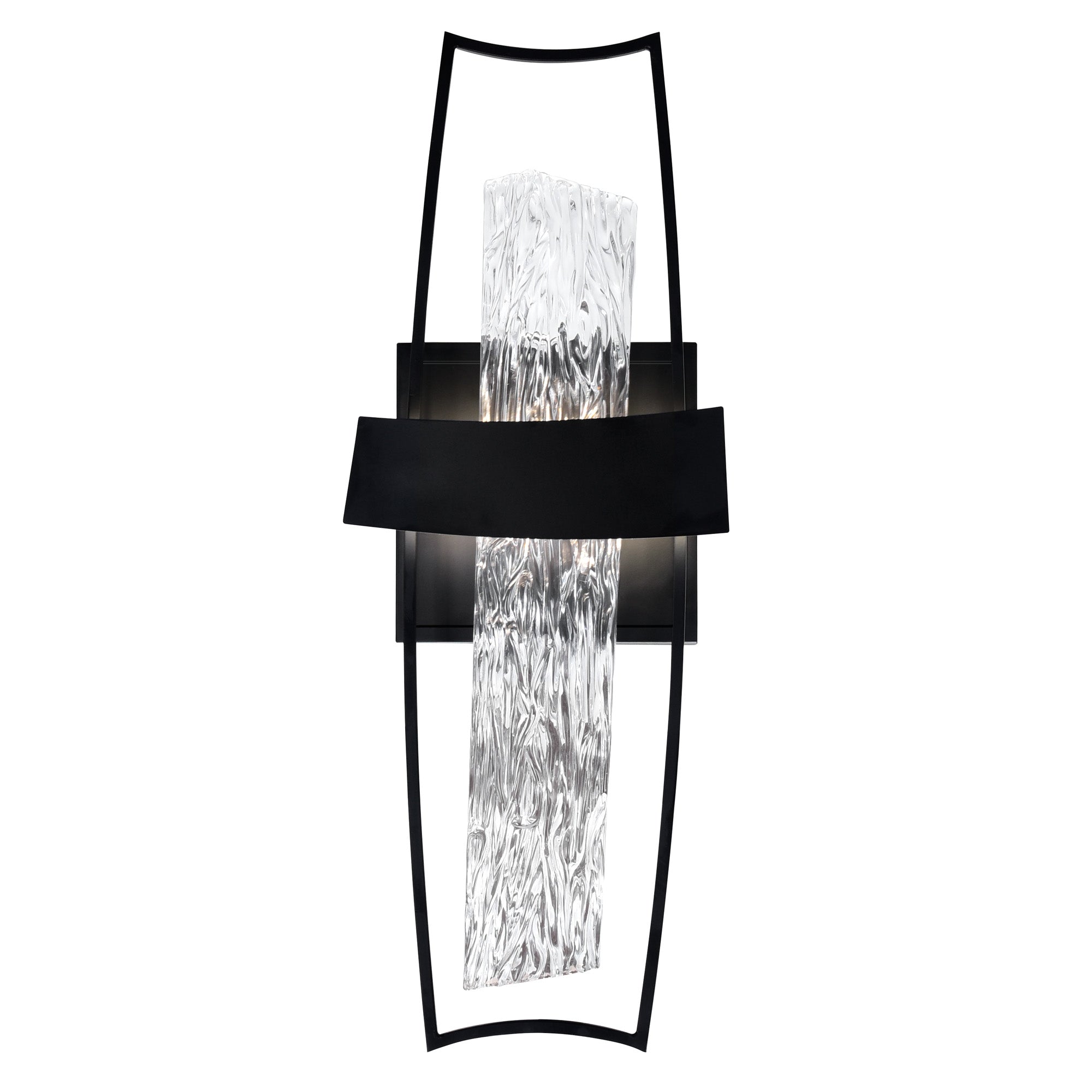 Guadiana Wall Lights Black Satin Gold LED