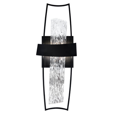 Guadiana Wall Lights Black Satin Gold LED