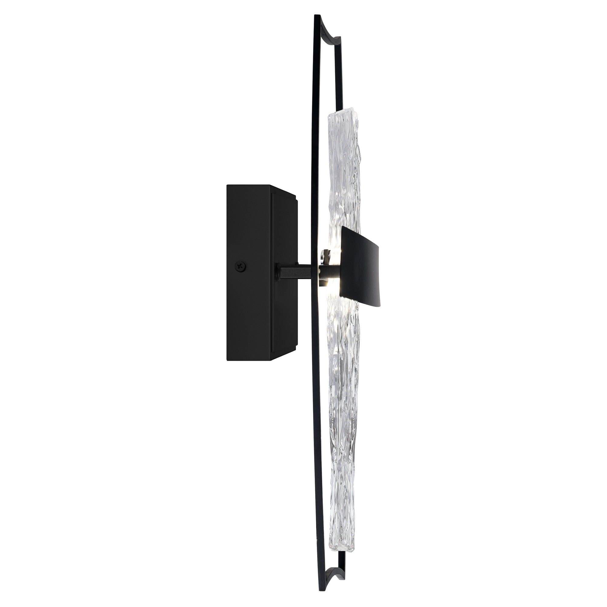 Guadiana Wall Lights Black Satin Gold LED