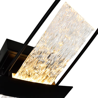 Guadiana Wall Lights Black Satin Gold LED