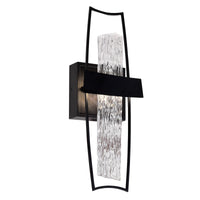 Guadiana Wall Lights Black Satin Gold LED