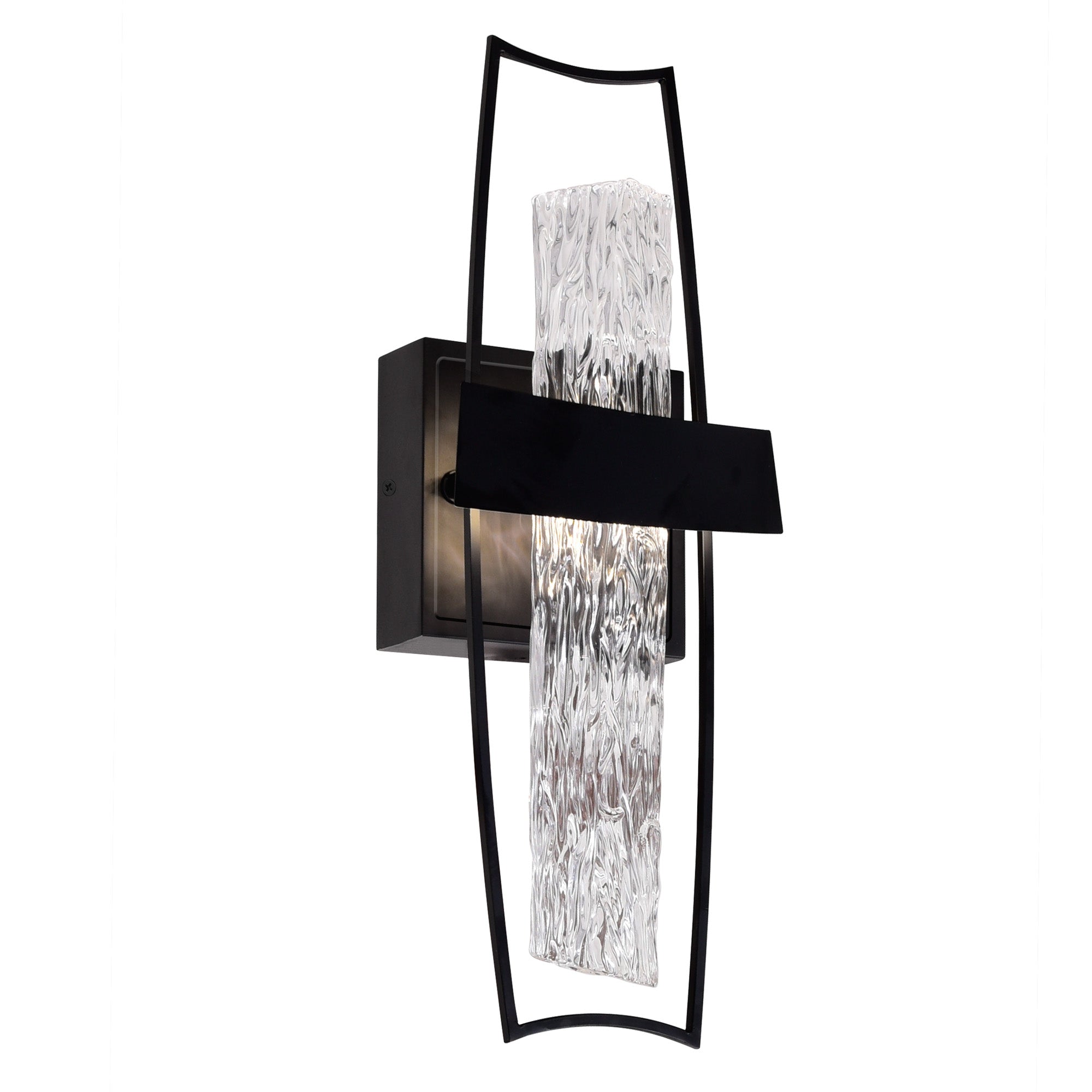Guadiana Wall Lights Black Satin Gold LED