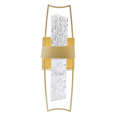 Guadiana Wall Lights Satin Gold Glass LED