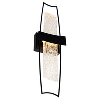 Guadiana Wall Lights Black Integrated LED 8in