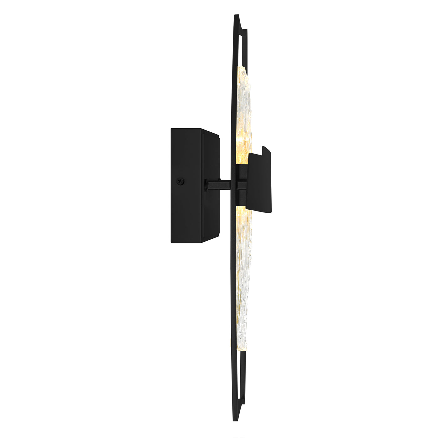 Guadiana Wall Lights Black Integrated LED 8in