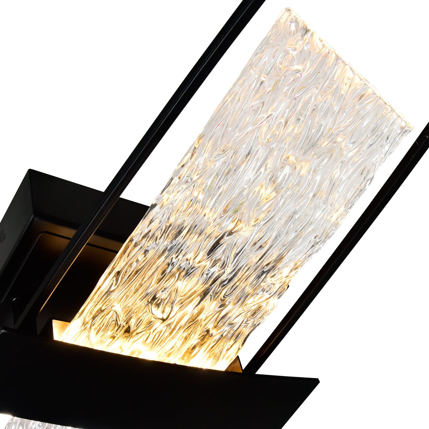 Guadiana Wall Lights Black Integrated LED 8in