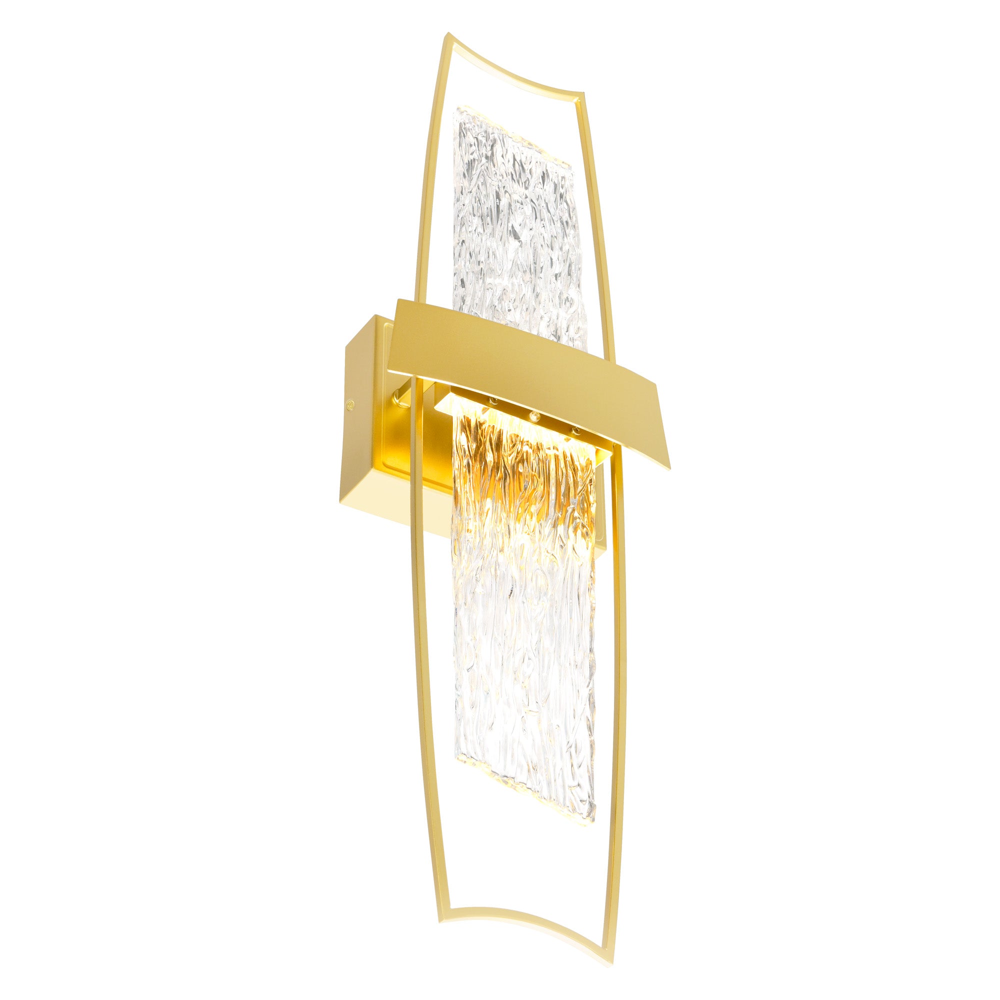Guadiana Wall Lights Satin Gold LED