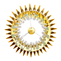 Cityscape Chandeliers Satin Gold 12 Lights