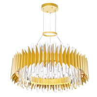 Cityscape Chandeliers 18 Light Satin Gold