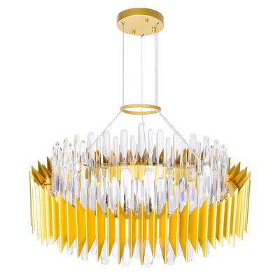 Cityscape Chandeliers 18 Light Satin Gold