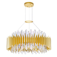 Cityscape Chandeliers 18 Light Satin Gold
