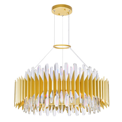 Cityscape Chandeliers 18 Light Satin Gold