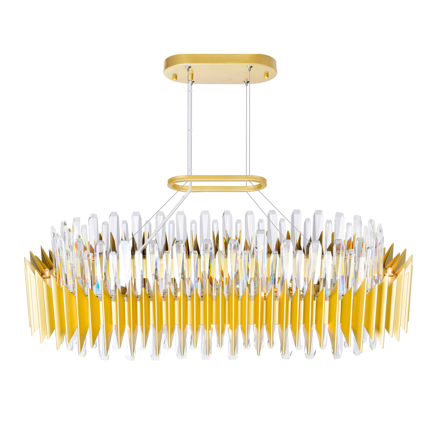 Cityscape Chandeliers 20 Light Satin Gold