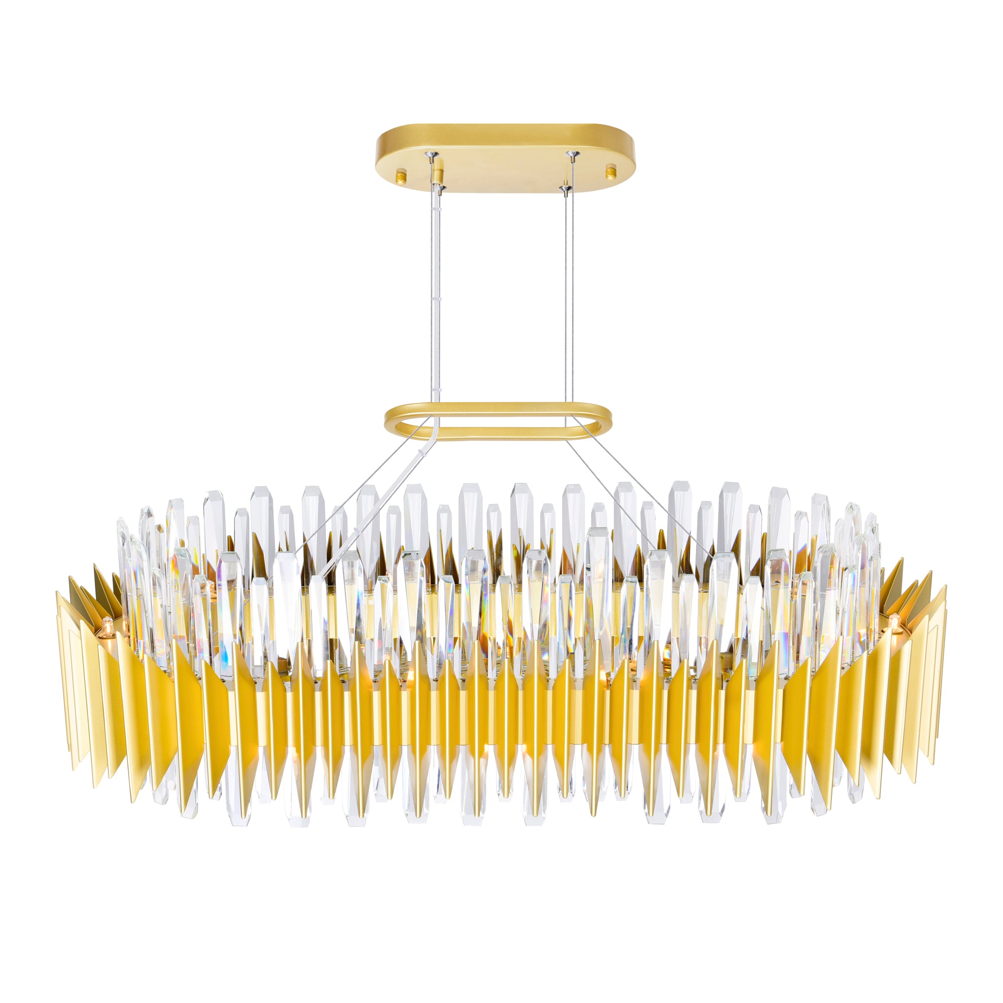 Cityscape Chandeliers 20 Light Satin Gold