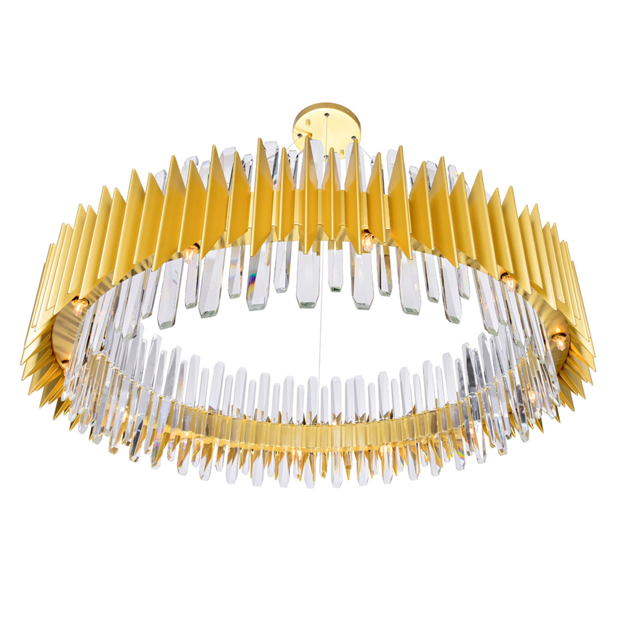 Cityscape Chandeliers 24 Light Satin Gold