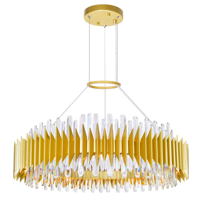 Cityscape Chandeliers 24 Light Satin Gold