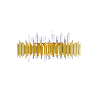 Cityscape Vanity Lights Satin Gold 7 Lights