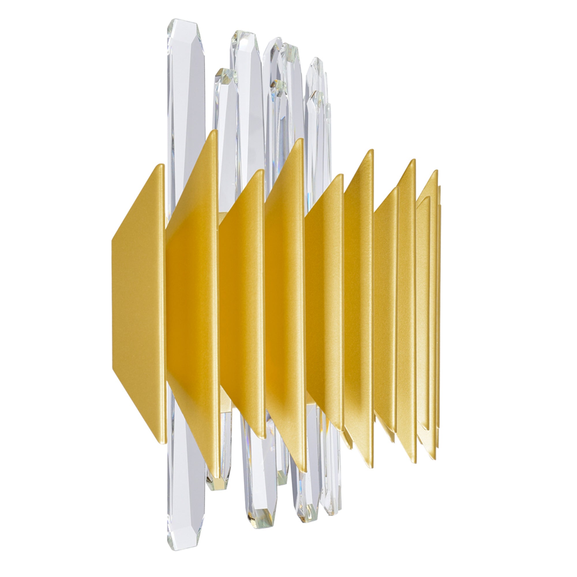 Cityscape Vanity Lights Satin Gold 7 Lights