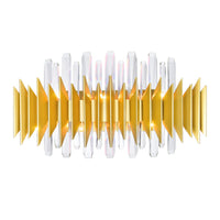 Cityscape Vanity Lights Satin Gold 7 Lights