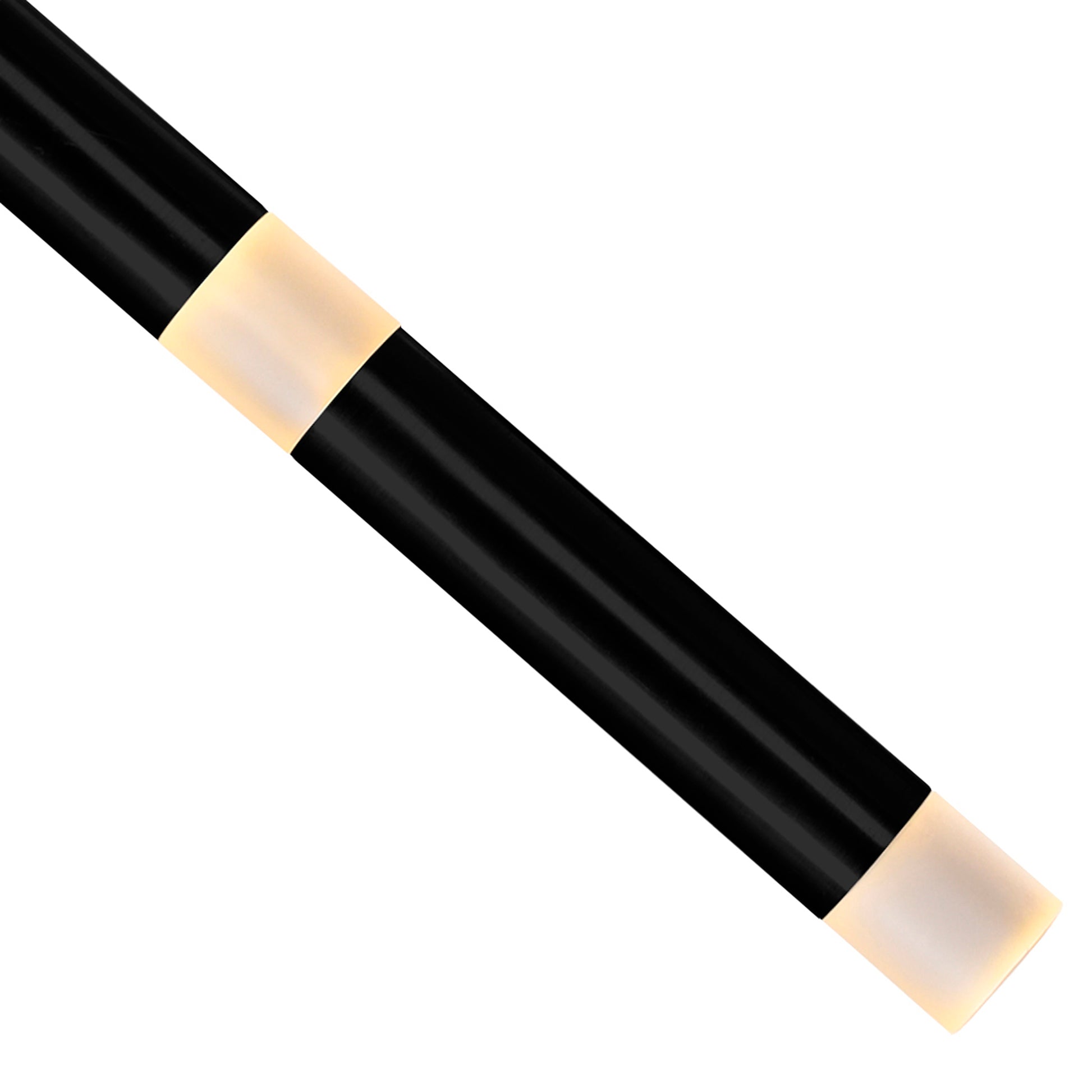 Flute 1 Light LED Wall Sconce Black Finish