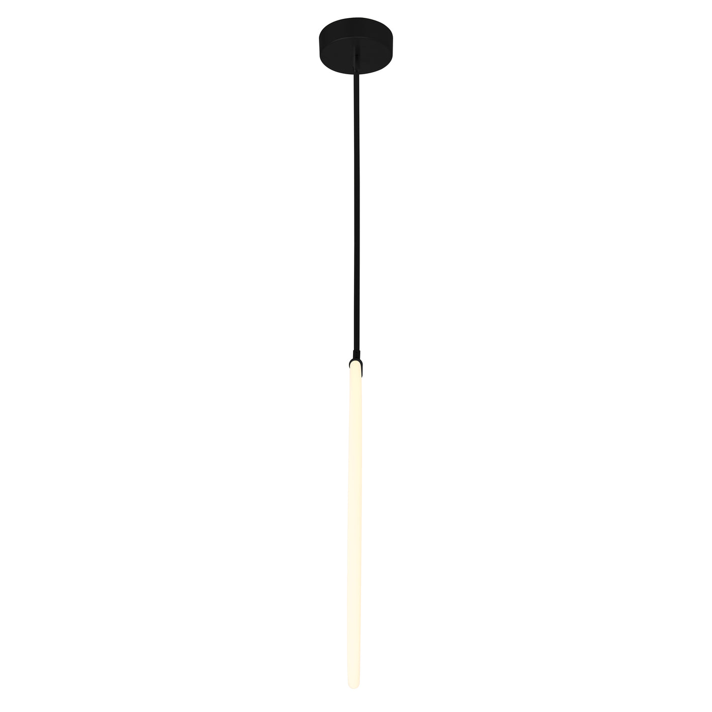 Hoops Chandeliers 24in Black LED