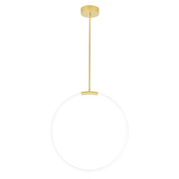 Hoops Chandeliers Satin Gold 24in LED