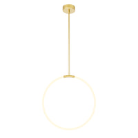Hoops Chandeliers Satin Gold 24in LED