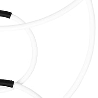 Hoops Chandeliers 6 Light Black Finish