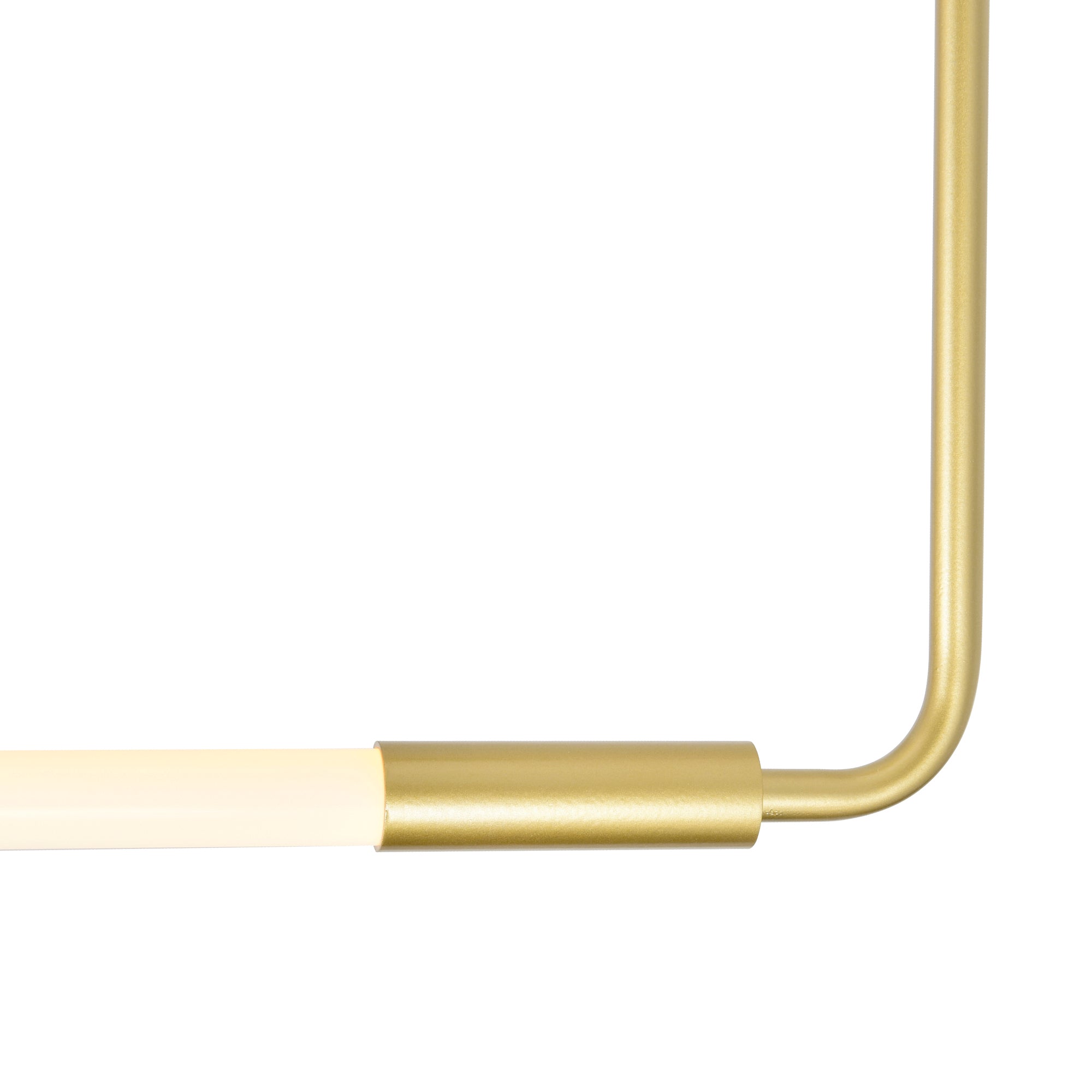 Hoops Integrated LED Satin Gold Chandelier