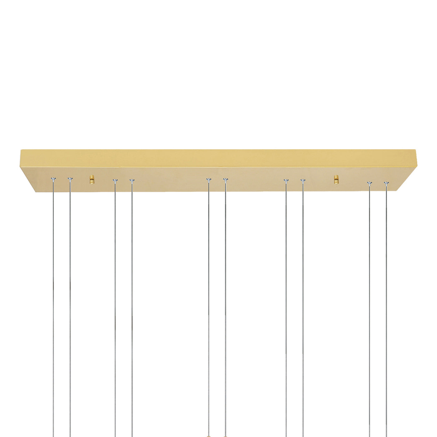 Hoops Chandeliers Satin Gold 5 Lights