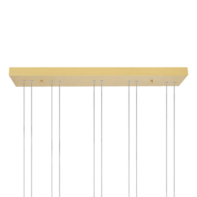 Hoops Chandeliers Satin Gold 5 Lights