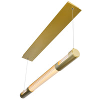 Neva 36in Gold Chandelier Integrated LED