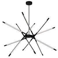 Oskil Chandeliers 43in Black Integrated LED