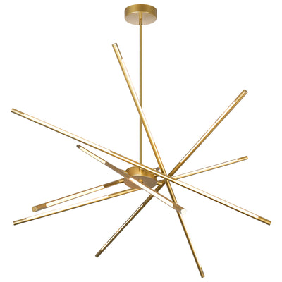 Oskil Chandeliers Satin Gold 43in LED