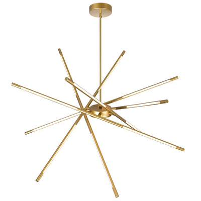 Oskil Chandeliers Satin Gold 43in LED