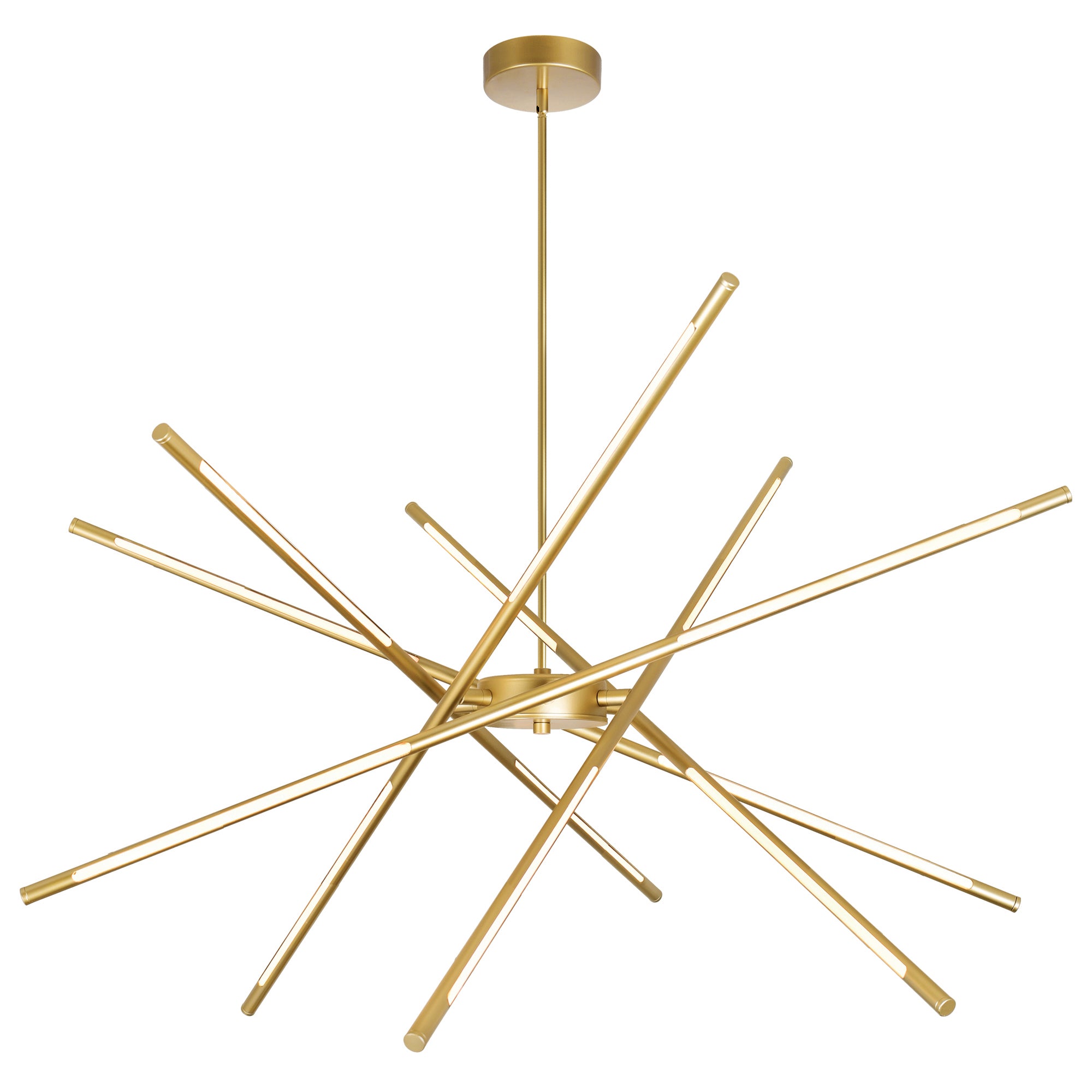 Oskil Chandeliers Satin Gold 43in LED
